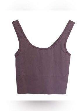 Athleta Ribbed Scoop Crop Tank